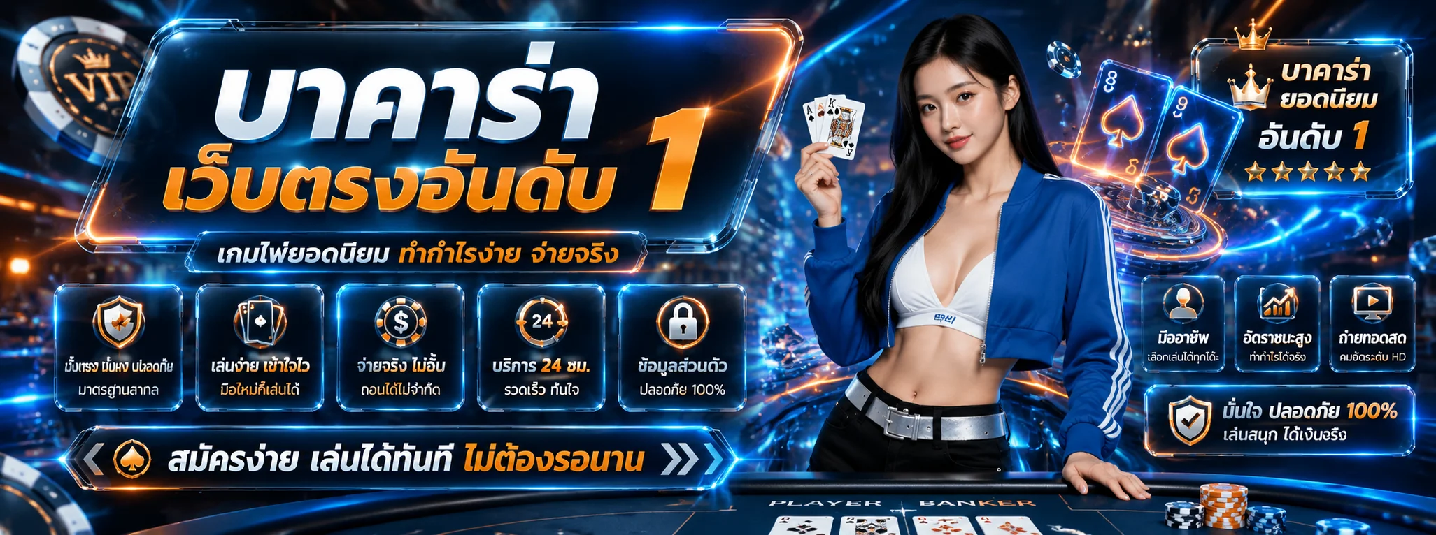 บาคาร่าออนไลน์ถ่ายทอดสดบน AUTONE789